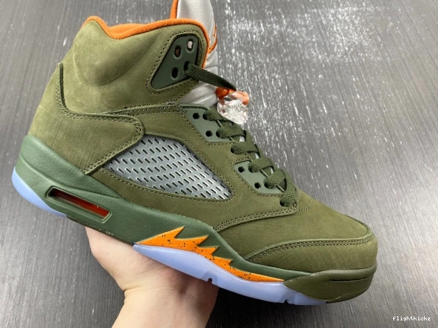5 DD0587-308 Air Jordan Olive 0712